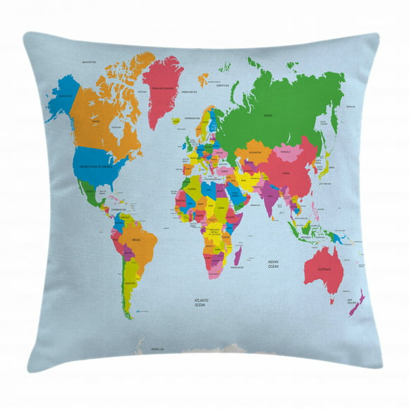 Countries Of The World Jamaica Sport And Sightseeing Throw Pillow Multicolor 16x16 